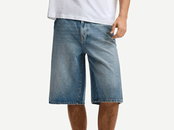 شلوارک BAGGY از BERSHKA