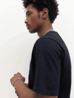 تیشرت بیسیک Pull&Bear مشکی اورجینال - Image 5