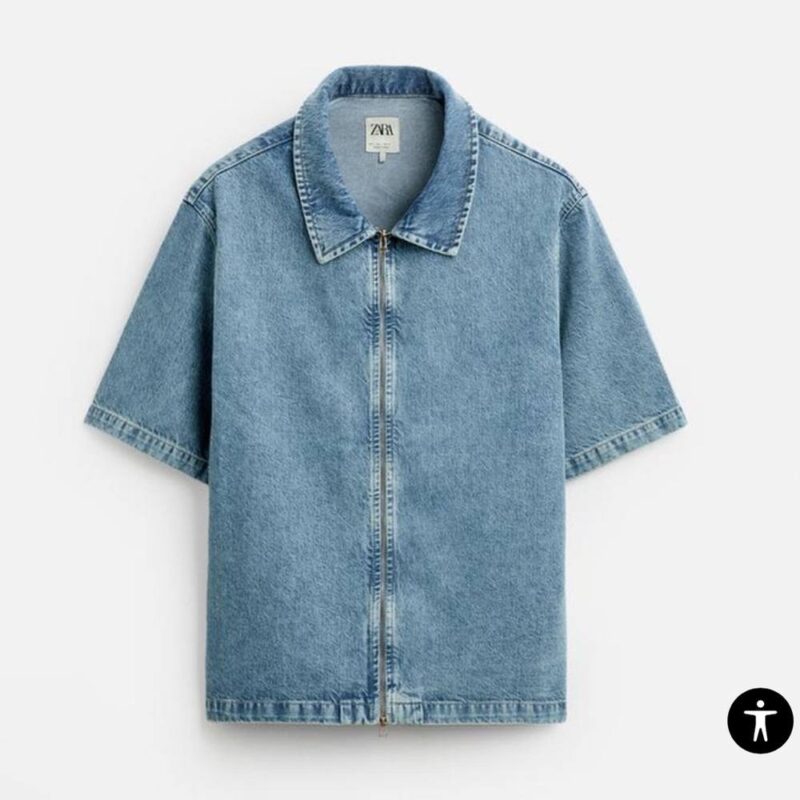 پیراهن جین ZARA اورجینال - Image 4