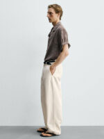 پیراهن لینن ZARA اورجینال - Image 4
