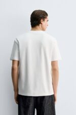 تیشرت بیسیک سفید ZARA اورجینال - Image 2