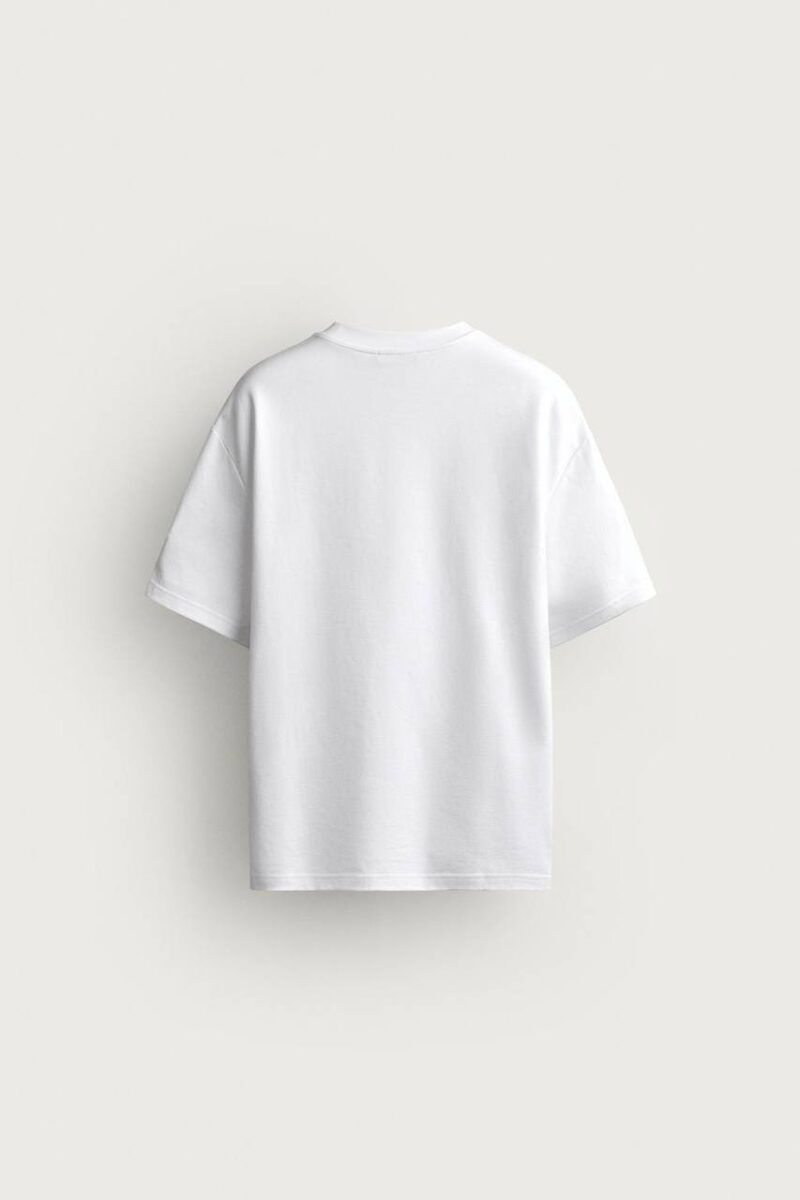 تیشرت بیسیک سفید ZARA اورجینال - Image 6